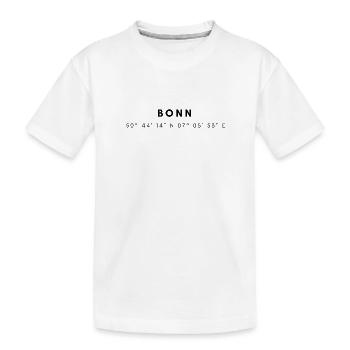Coordonnées Bonn - T-shirt bio Premium Enfant - blanc - Devant