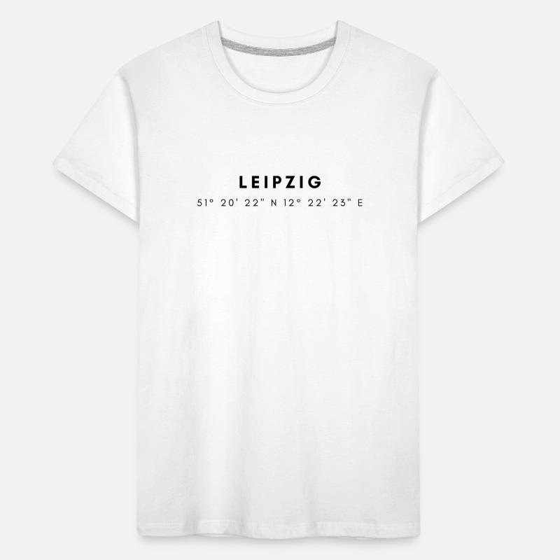 Coordonnées Leipzig T-shirt bio Premium Enfant