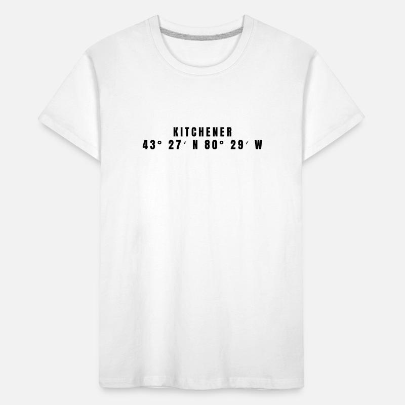 Kitchener, Canada Coordinates Kids' Premium Organic T-Shirt