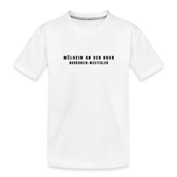 Mülheim an der Ruhr, North Rhine-Westphalia - Kids' Premium Organic T-Shirt - white - Front