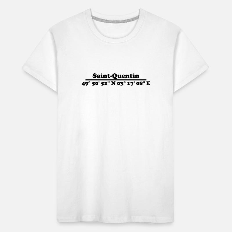 Saint-Quentin Coordinates Kids' Premium Organic T-Shirt