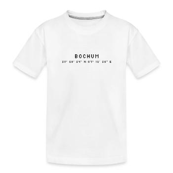 Coordonnées de Bochum - T-shirt bio Premium Enfant - blanc - Devant