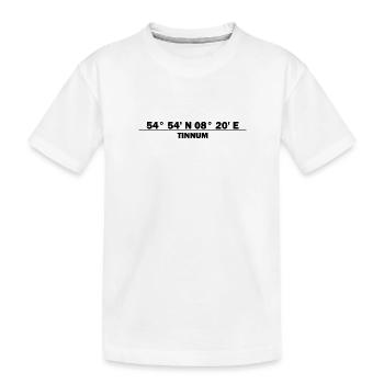 Coordonnées tinnum - T-shirt bio Premium Enfant - blanc - Devant