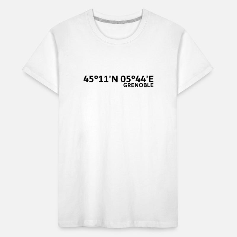 Grenoble coordinates Kids' Premium Organic T-Shirt