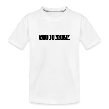 Panneau de l’aéroport de Gillingham - T-shirt bio Premium Enfant - blanc - Devant