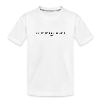 Coordonnées Itzehoe Schleswig-Holstein - T-shirt bio Premium Enfant - blanc - Devant