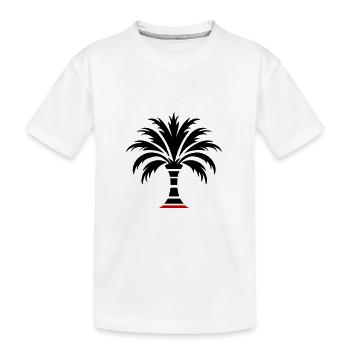 Palm Island - Kids' Premium Organic T-Shirt - white - Front