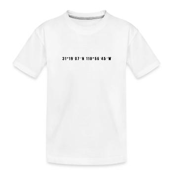 Nogales Mexiko - Kinder Premium Bio T-Shirt - Weiß - Vorne