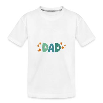 Father & Son | Parents gifts | Gifts Children - Kids' Premium Organic T-Shirt - white - Front