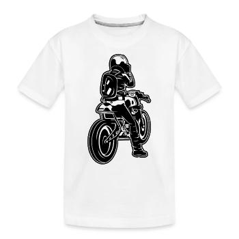 Café Racer moto 02_schwarz - T-shirt bio Premium Enfant - blanc - Devant