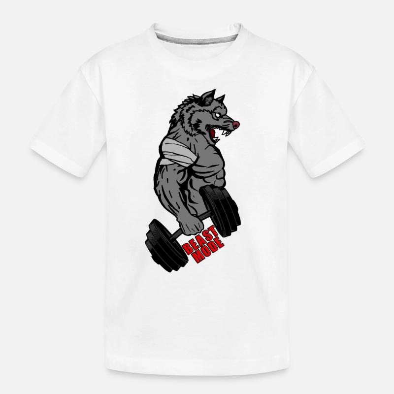 PAS DE DOULEUR PAS DE GAIN - T-shirt bio Premium Enfant - blanc