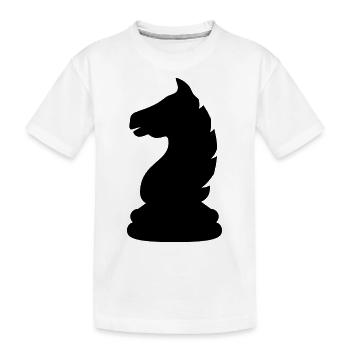 Springer Figure Échecs - T-shirt bio Premium Enfant - blanc - Devant
