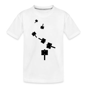 Icône de signalisation - T-shirt bio Premium Enfant - blanc - Devant