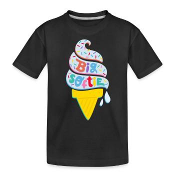 Play-Doh Knete Big Softie Softeis-Design - Kinder Premium Bio T-Shirt - Schwarz - Vorne