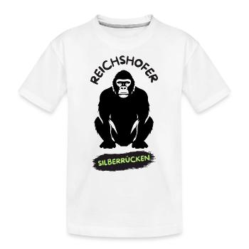 Reichshofer Silberrücken schwarz - Kinder Premium Bio T-Shirt - Weiß - Vorne