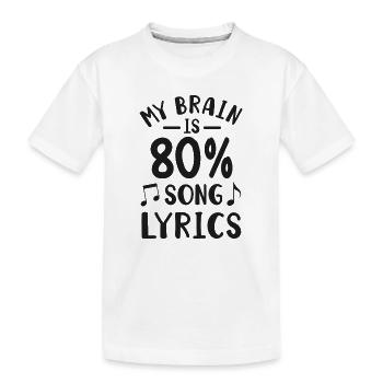 Chanteur Musicien Chant - T-shirt bio Premium Enfant - blanc - Devant