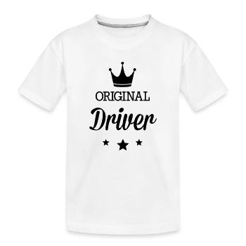 Original 3 étoiles luxe pilote - T-shirt bio Premium Enfant - blanc - Devant