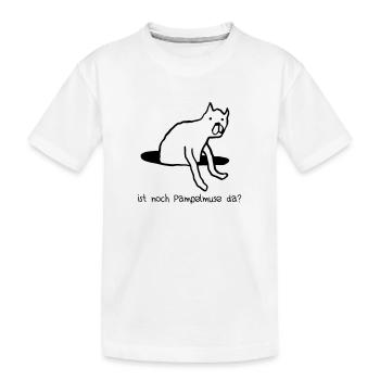 Ist noch Pampelmuse da? - Kinder Premium Bio T-Shirt - Weiß - Vorne