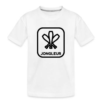 jongleur / jonglerie / jongleuse / cirque - T-shirt bio Premium Enfant - blanc - Devant