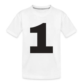 1 - T-shirt bio Premium Enfant - blanc - Devant
