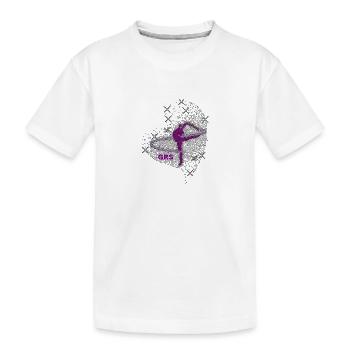 Sport GRS avec ruban - T-shirt bio Premium Enfant - blanc - Devant