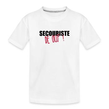 Erste Hilfe / Retter / Retterin / Arzt - Kinder Premium Bio T-Shirt - Weiß - Vorne
