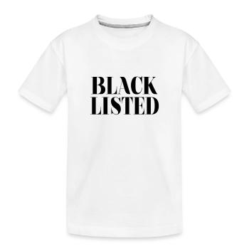 blacklisted - T-shirt bio Premium Enfant - blanc - Devant