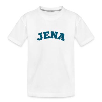 Jena - Kinder Premium Bio T-Shirt - Weiß - Vorne