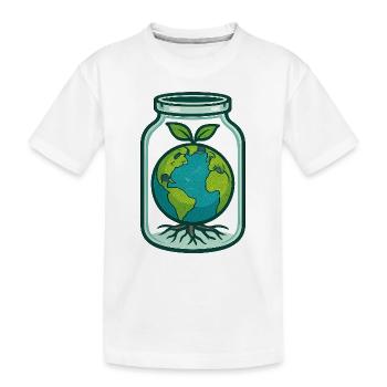 Il n’y a pas de planète B - T-shirt bio Premium Enfant - blanc - Devant