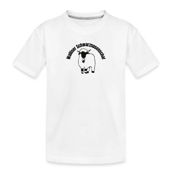 Fanclub Schwarznasenschaf - Kinder Premium Bio T-Shirt - Weiß - Vorne