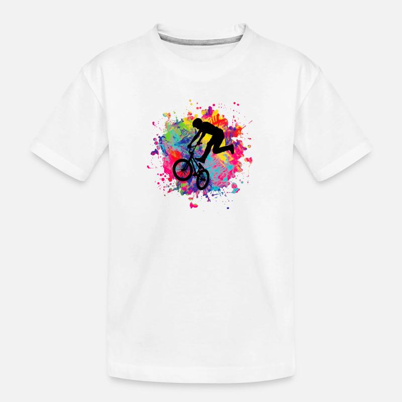 BMX Splash - T-shirt bio Premium Enfant - blanc