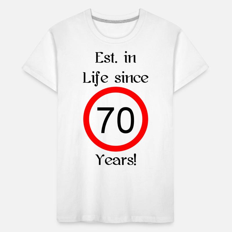 est i l 70 script black engl Kinder Premium Bio T-Shirt