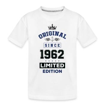 1962 limited edition Geburtstag - Kinder Premium Bio T-Shirt - Weiß - Vorne