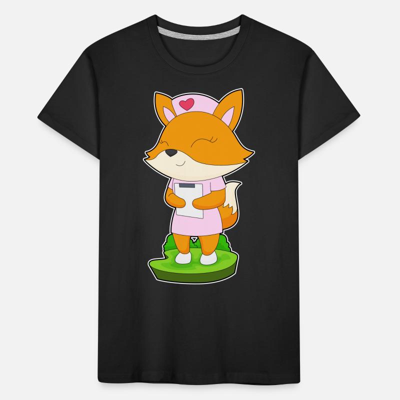 Bloc-notes de l’infirmière Fox T-shirt bio Premium Enfant