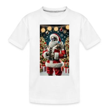 Weihnachtsmann - Kinder Premium Bio T-Shirt - Weiß - Vorne