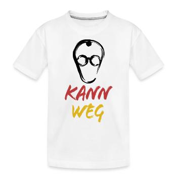 Merz Kann weg - nein zu Merz - Kanzler - Kinder Premium Bio T-Shirt - Weiß - Vorne