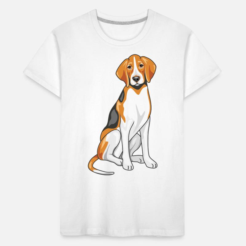 Sitting foxhound Kids' Premium Organic T-Shirt