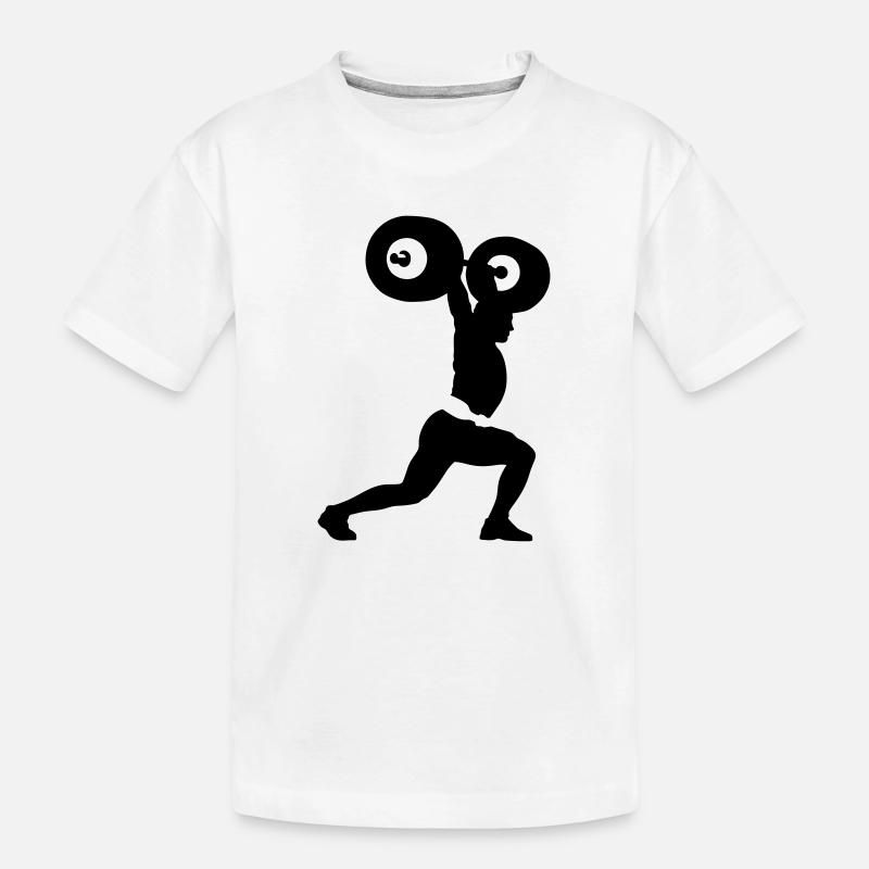 haltérophile - T-shirt bio Premium Enfant - blanc