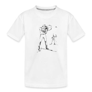 biathlon - T-shirt bio Premium Enfant - blanc - Devant
