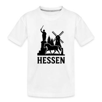 Hesse Silhouette - T-shirt bio Premium Enfant - blanc - Devant
