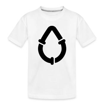 Klempner Wassertropfen Rohre - Kinder Premium Bio T-Shirt - Weiß - Vorne