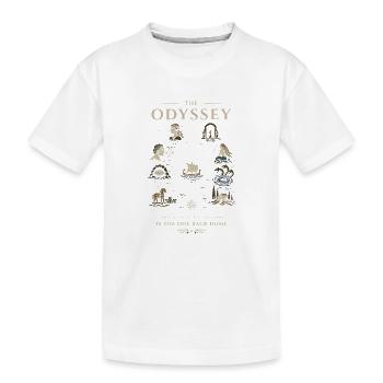 Odyssey Voiles des Héros - T-shirt bio Premium Enfant - blanc - Devant
