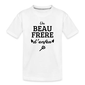 Beau Frère / Frere / Beau-Frère / Mariage / Marié - T-shirt bio Premium Enfant - blanc - Devant