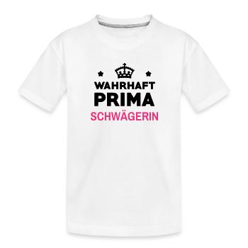Ehe Schwager Liebe Paar Schwägerin Frau Braut Love - Kinder Premium Bio T-Shirt - Weiß - Vorne