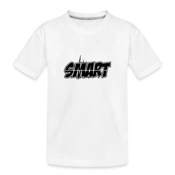Schriftzüge mit Style: SMART - Kids' Premium Organic T-Shirt - white - Front
