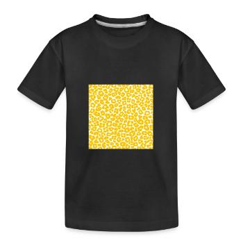 Peau d'animal avec style de couleur africaine - T-shirt bio Premium Enfant - noir - Devant