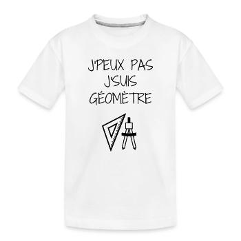 Vermesser / Vermesserin / Topographie / Tiefbau - Kinder Premium Bio T-Shirt - Weiß - Vorne