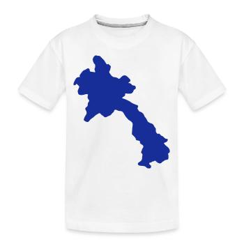Laos - T-shirt bio Premium Enfant - blanc - Devant