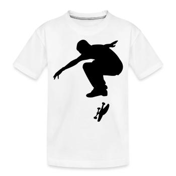 Skateboarder - T-shirt bio Premium Enfant - blanc - Devant