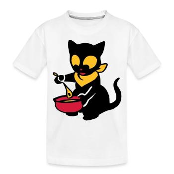 Georgie a du bol - T-shirt bio Premium Enfant - blanc - Devant